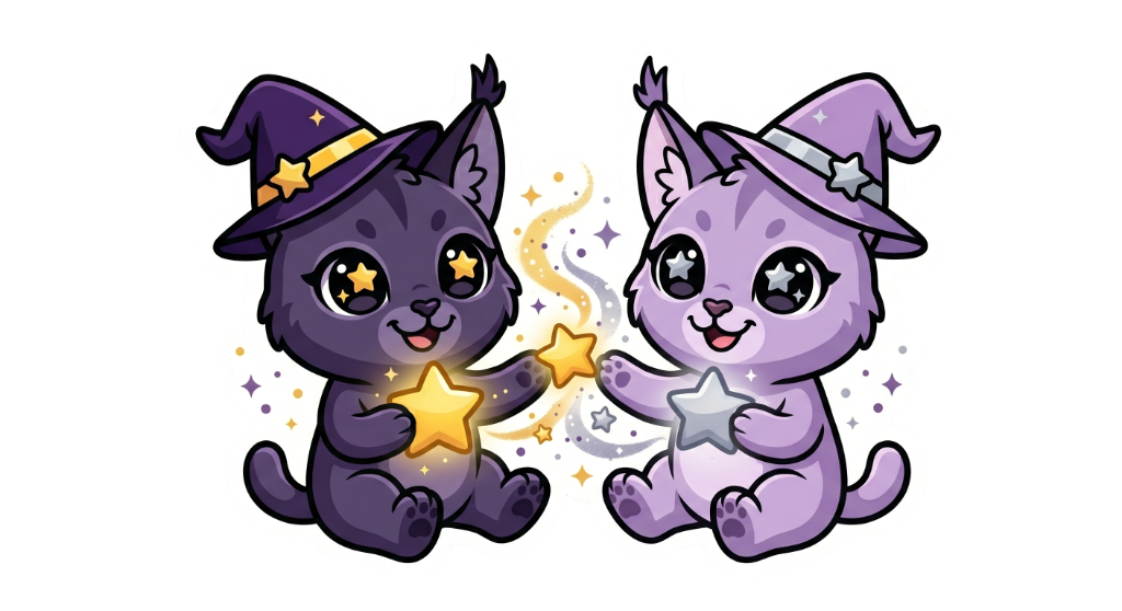 Mascot Cali and Cila